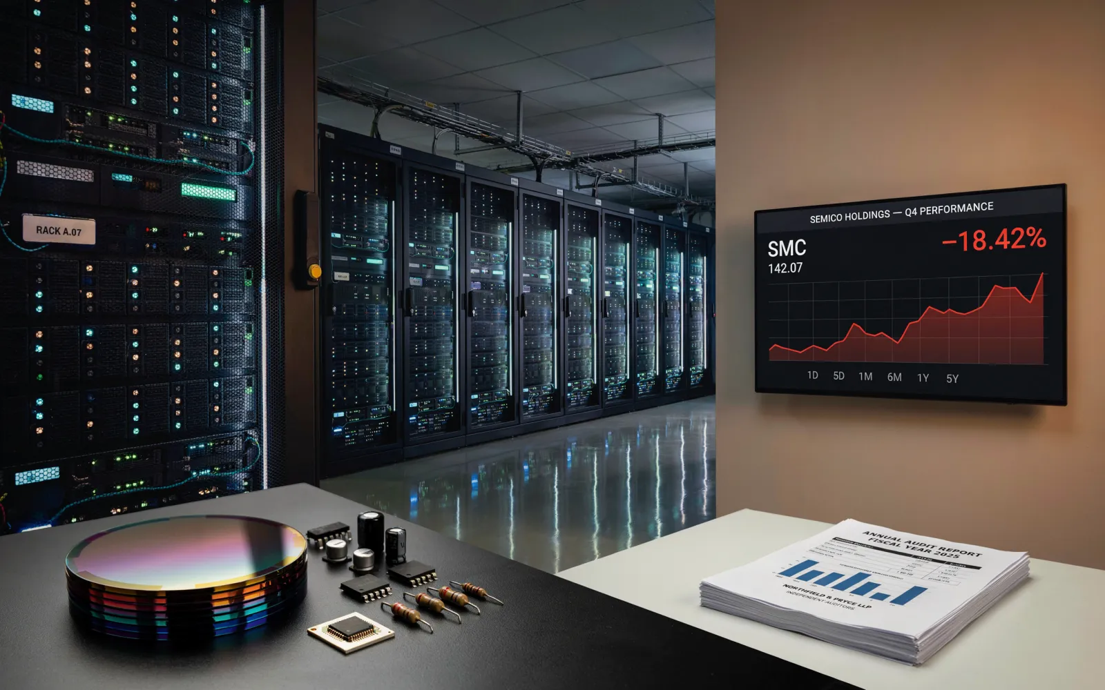 Semiconductor Stocks Slide as Broadcom Report Sparks Selloff, AMD Faces Pullback