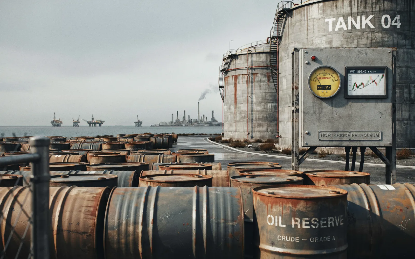 Global Oil Inventories Near Operational Floor, JPMorgan Warns of Potential Price Spike