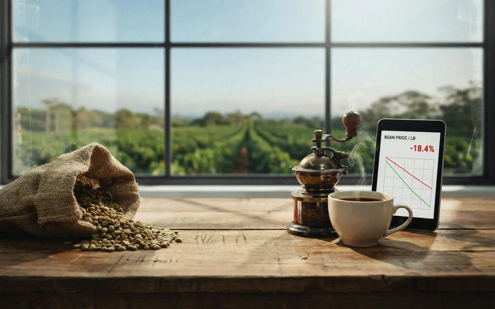 Coffee Holding Co. Reports 5% Decline in Q2 Net Sales Amid Green Coffee Price Drop