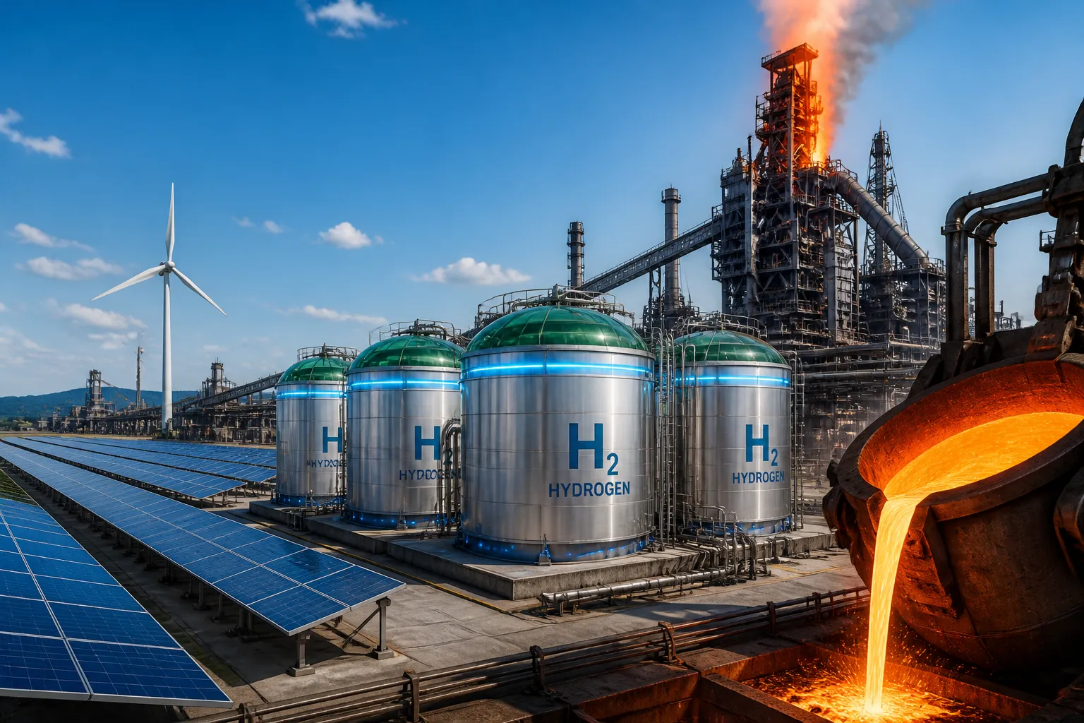 Salzgitter AG and EWE AG Secure 10,000-Tonnes Green Hydrogen Offtake Deal to Drive Steel Decarbonisation