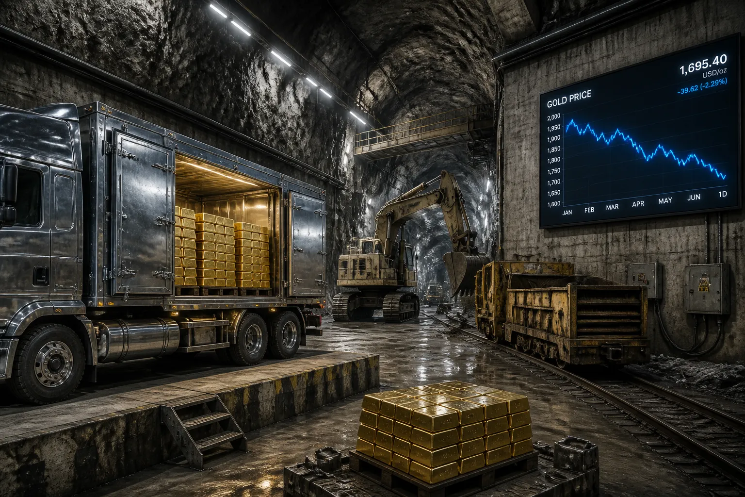 Agnico Eagle Shares Slide After 2026 Production Cut, Facing Margin and Gold-Price Headwinds