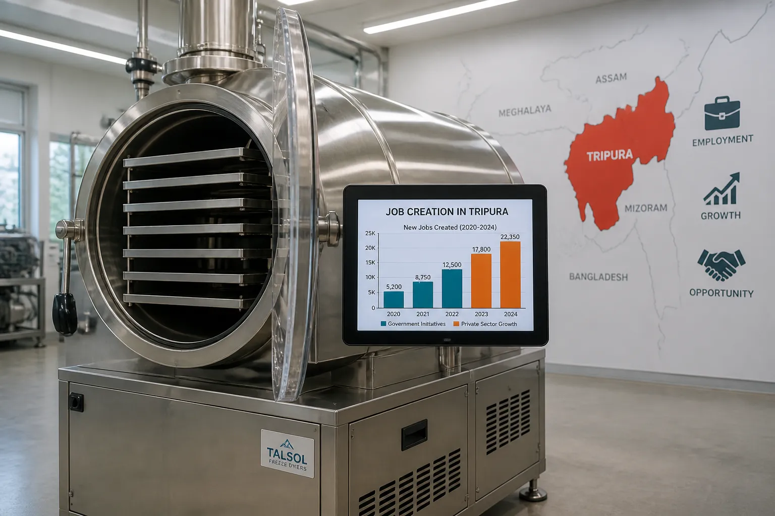 Avio Smart Market Stack Signs Freeze-Drying MoU with Tripura, Aims to Create 1,300 Jobs