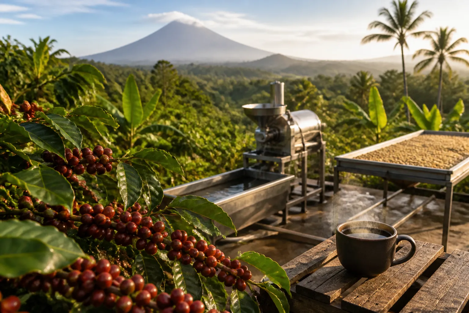 Indonesia Eyes Global Coffee Leadership as East Java Drives 780,000-Ton Production