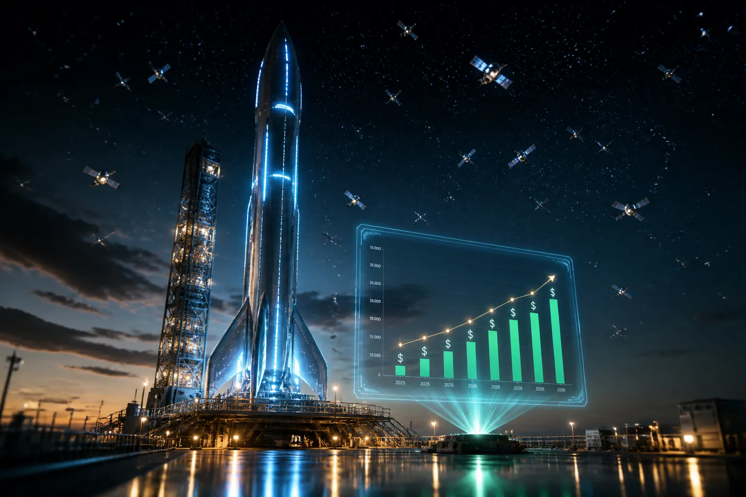 SpaceX Raises Record $85.7 B in IPO, Valuation Tops $1.6 T, Starlink Drives 60% of $18.7 B Revenue