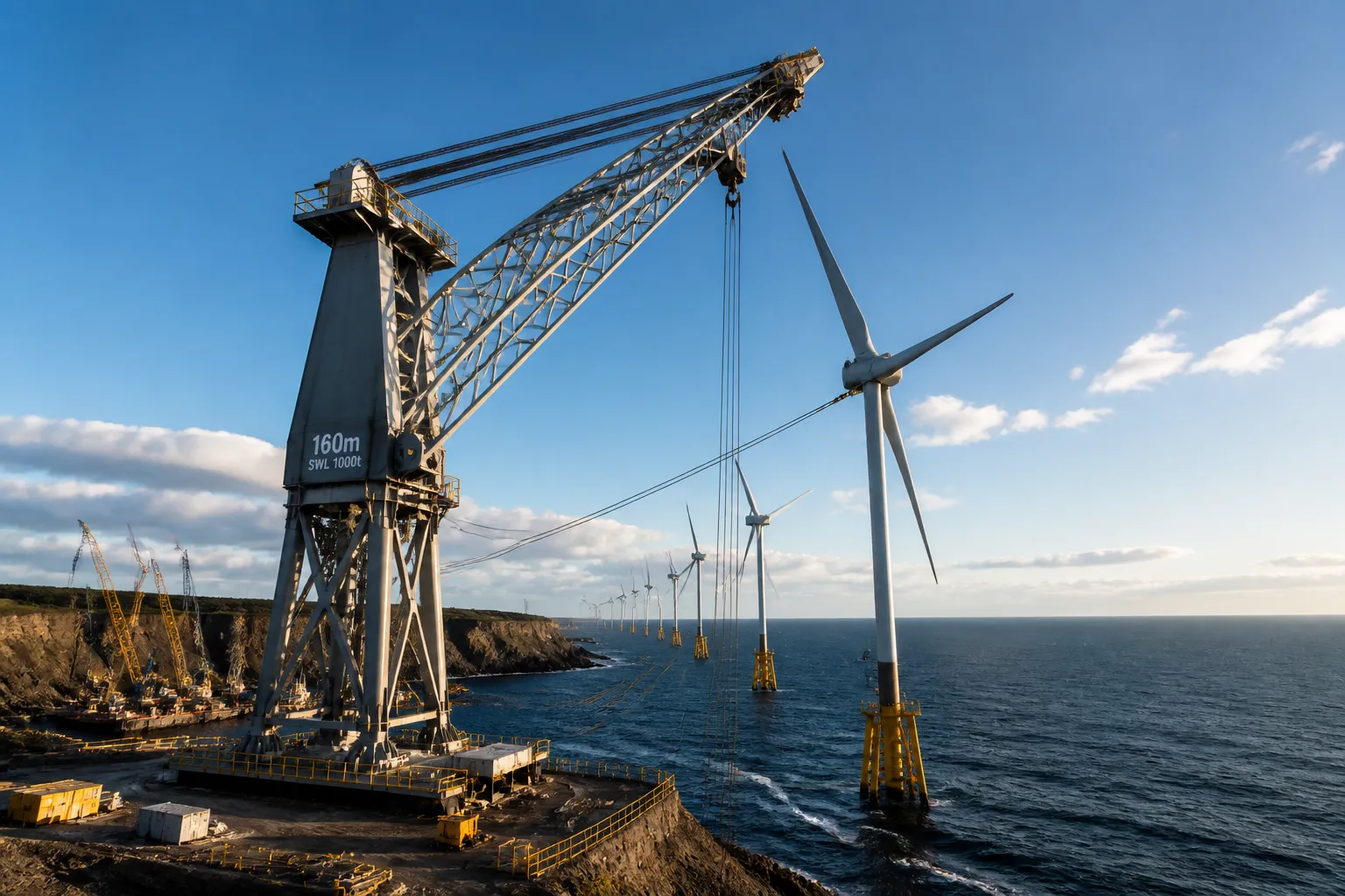 Palfinger Supplies 160-m Davit Cranes for Two UK Offshore Wind Projects