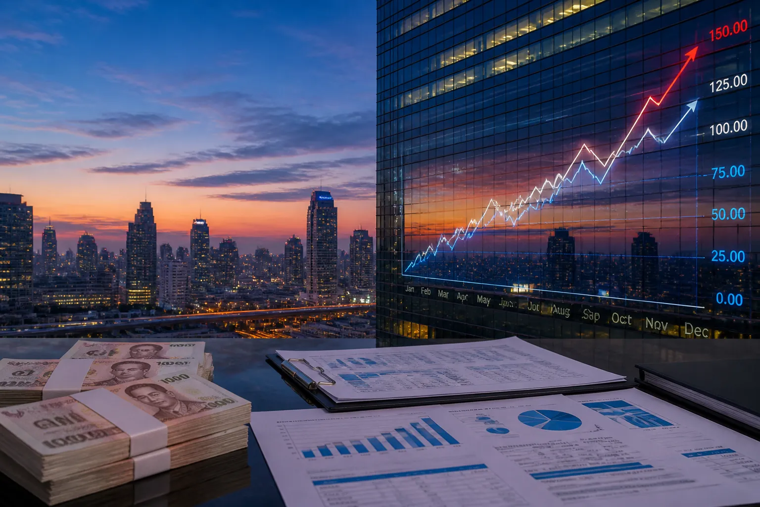 Thailands Business Sentiment Index Climbs to 49.8 in August, Still Below Optimism Threshold